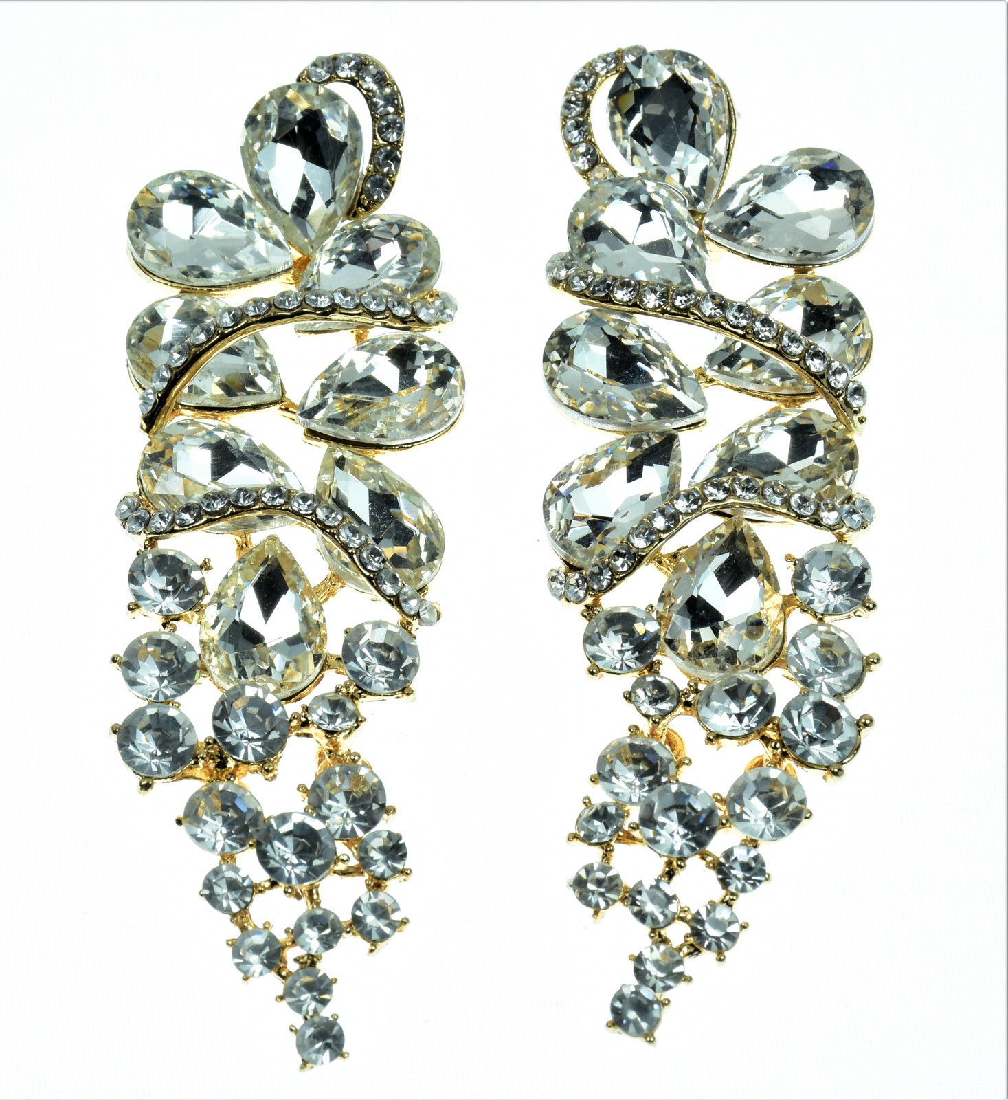 Σκουλαρίκι κρεμαστό Cubic zirconia crystal  by Siel Gems