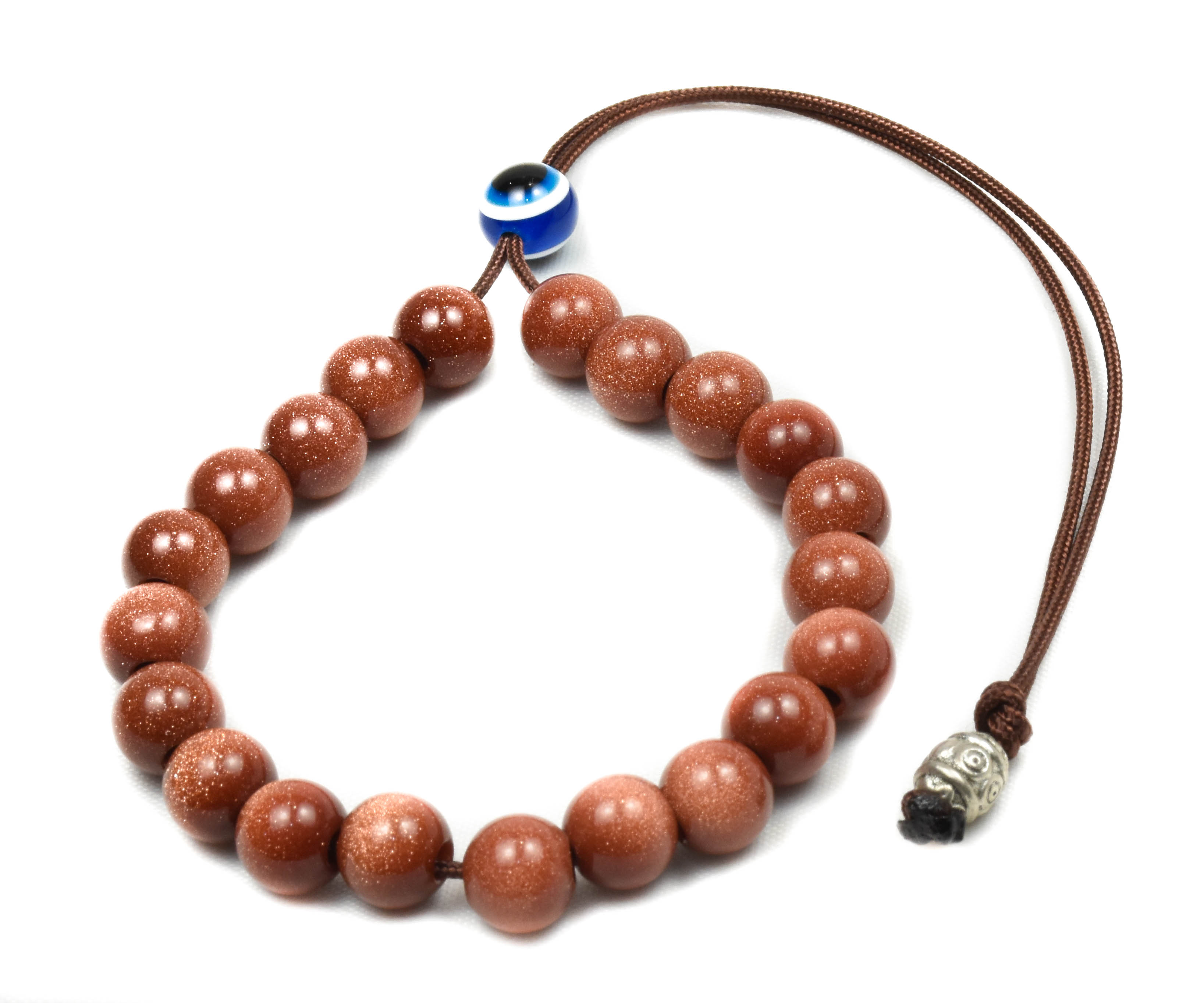 Worrybead - Bracelet Goldstone Brown